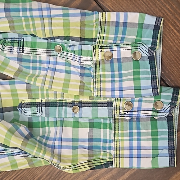 Wrangler 20X Pearl Snap Long Sleeve Cowboy Shirt Medium - Picture 7 of 7